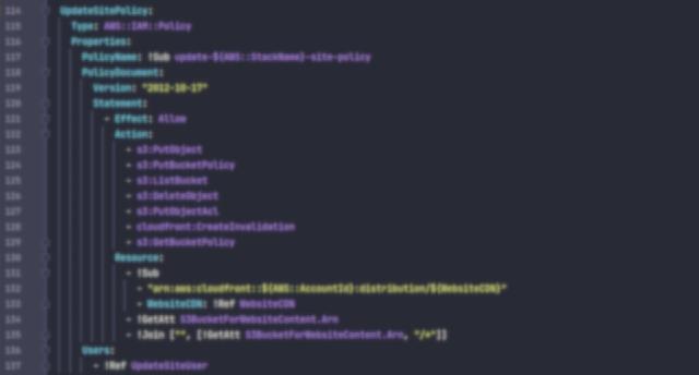 Automated static site infrastructure with AWS CloudFormation, Cloudfront, S3, Hugo, GitHub Actions